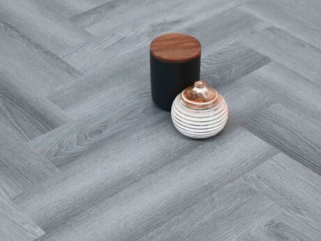 Herringbone Luxury Vinyl Tile Oak Grey 5MM X 120MM X 600MM