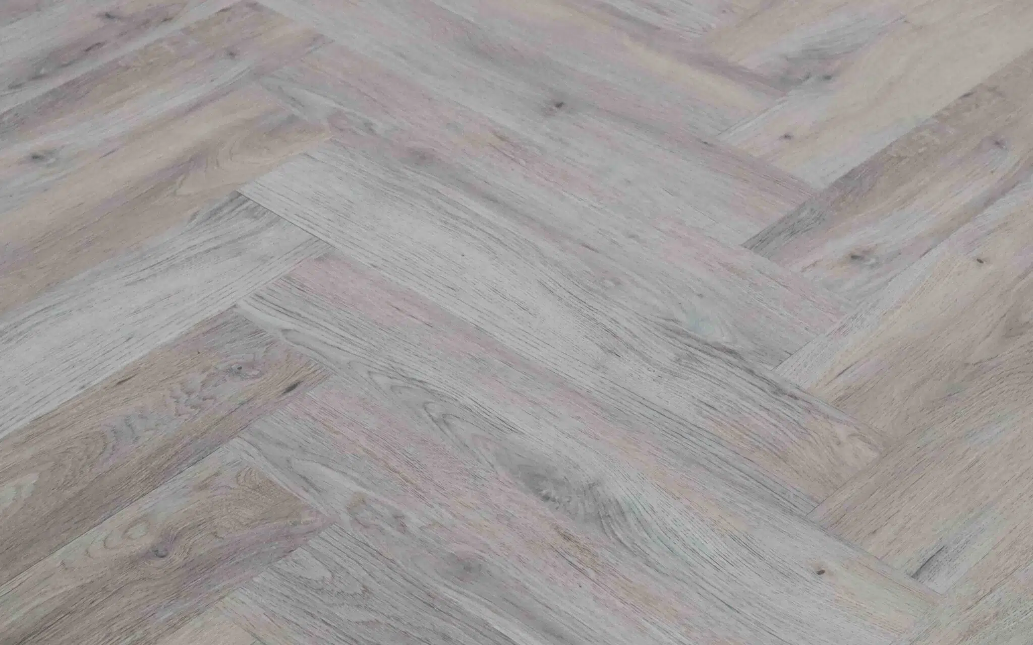 Herringbone Luxury Vinyl Tile Oak Wash 5MM X 120MM X 600MM