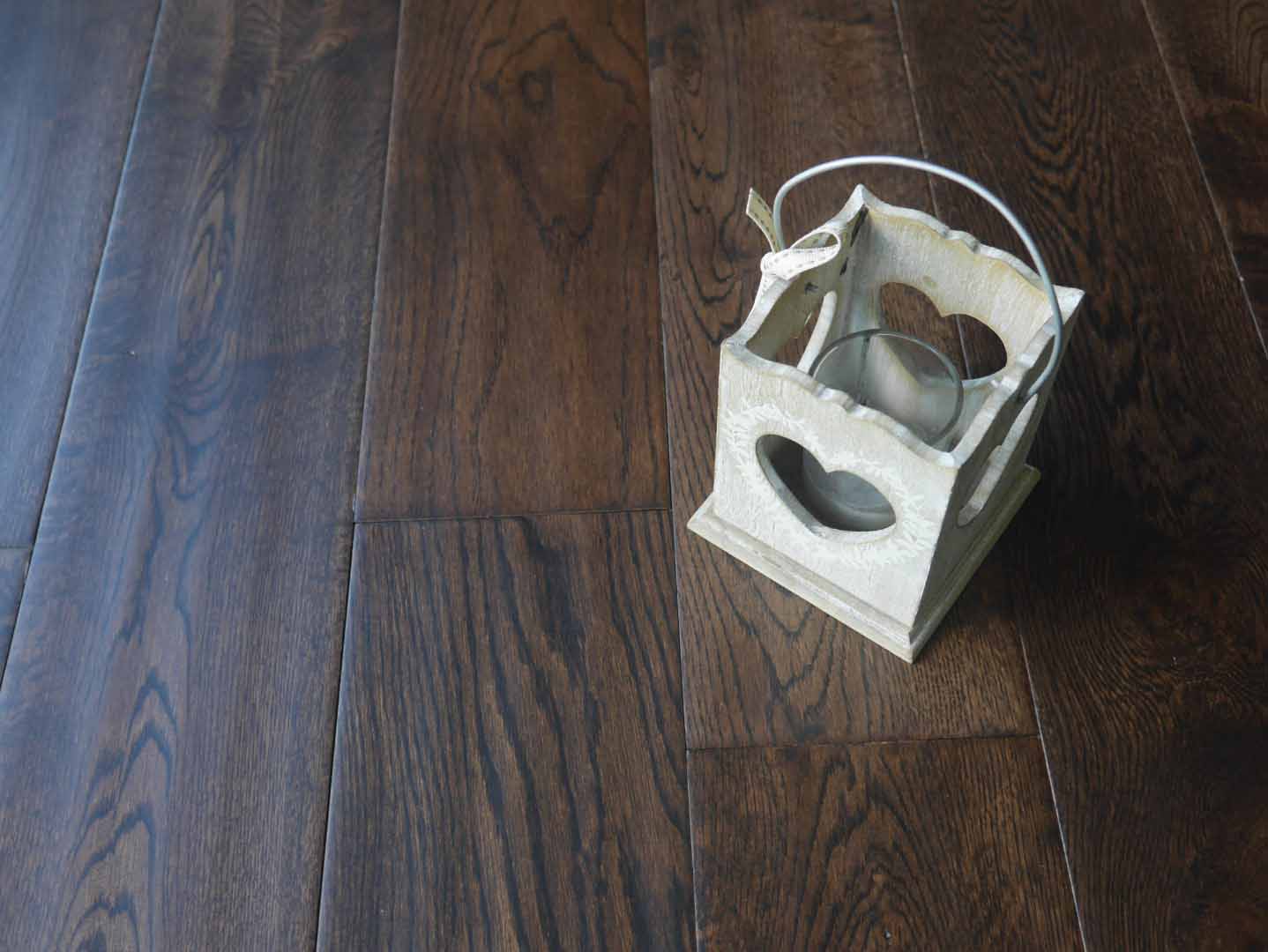 Solid Oak Coffee Handscrapped Matt Lacquered 18mm X 125mm