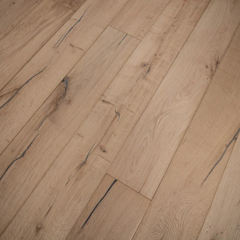 Engineered Antique Distressed Unfinished Oak Wood Flooring 20mm X 190mm
