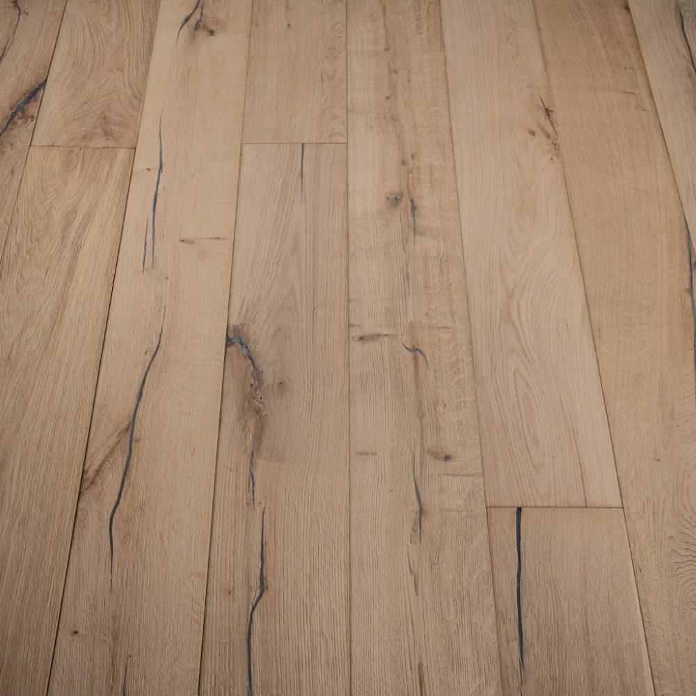 Engineered Antique Distressed Unfinished Oak Wood Flooring 20mm X 190mm