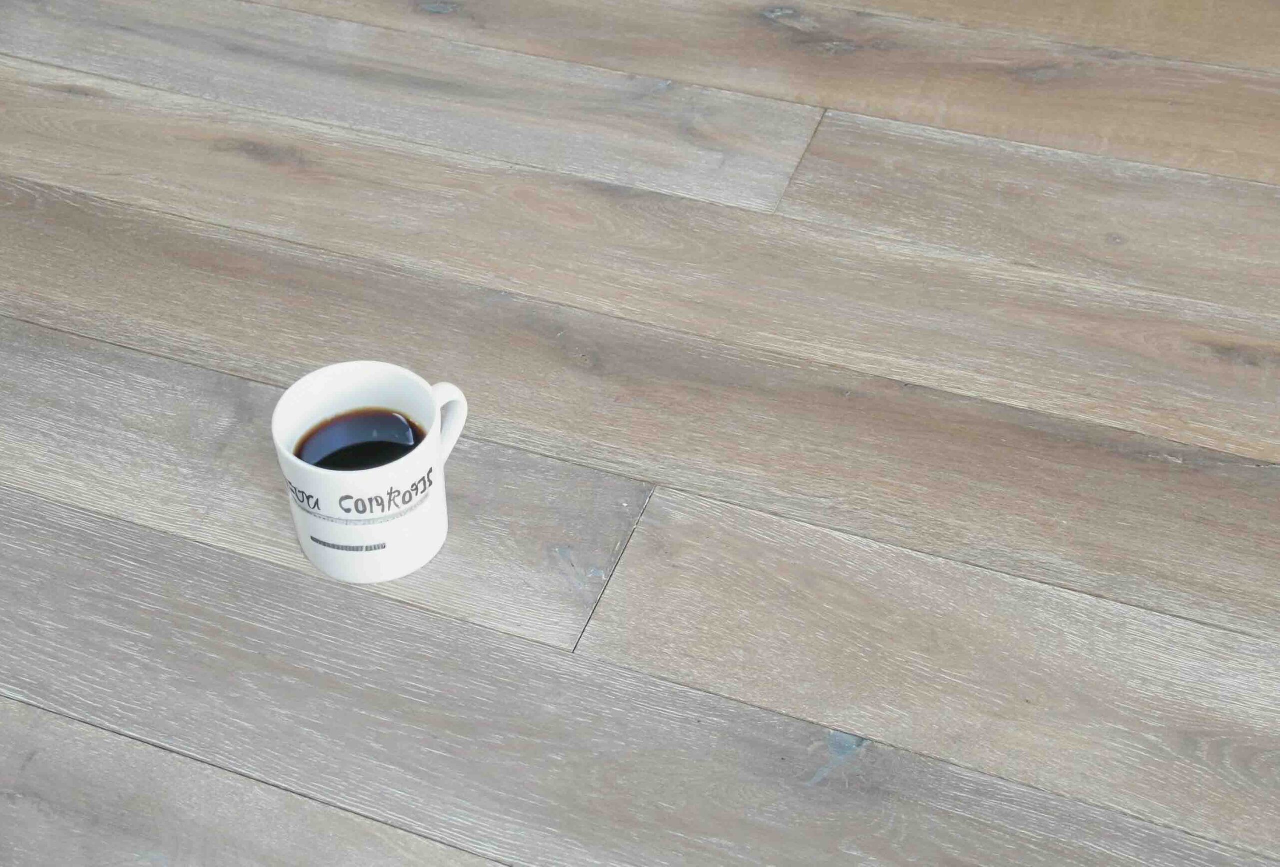 Engineered Smoked Brushed White Oiled Oak Wood Flooring 20mm X 190mm