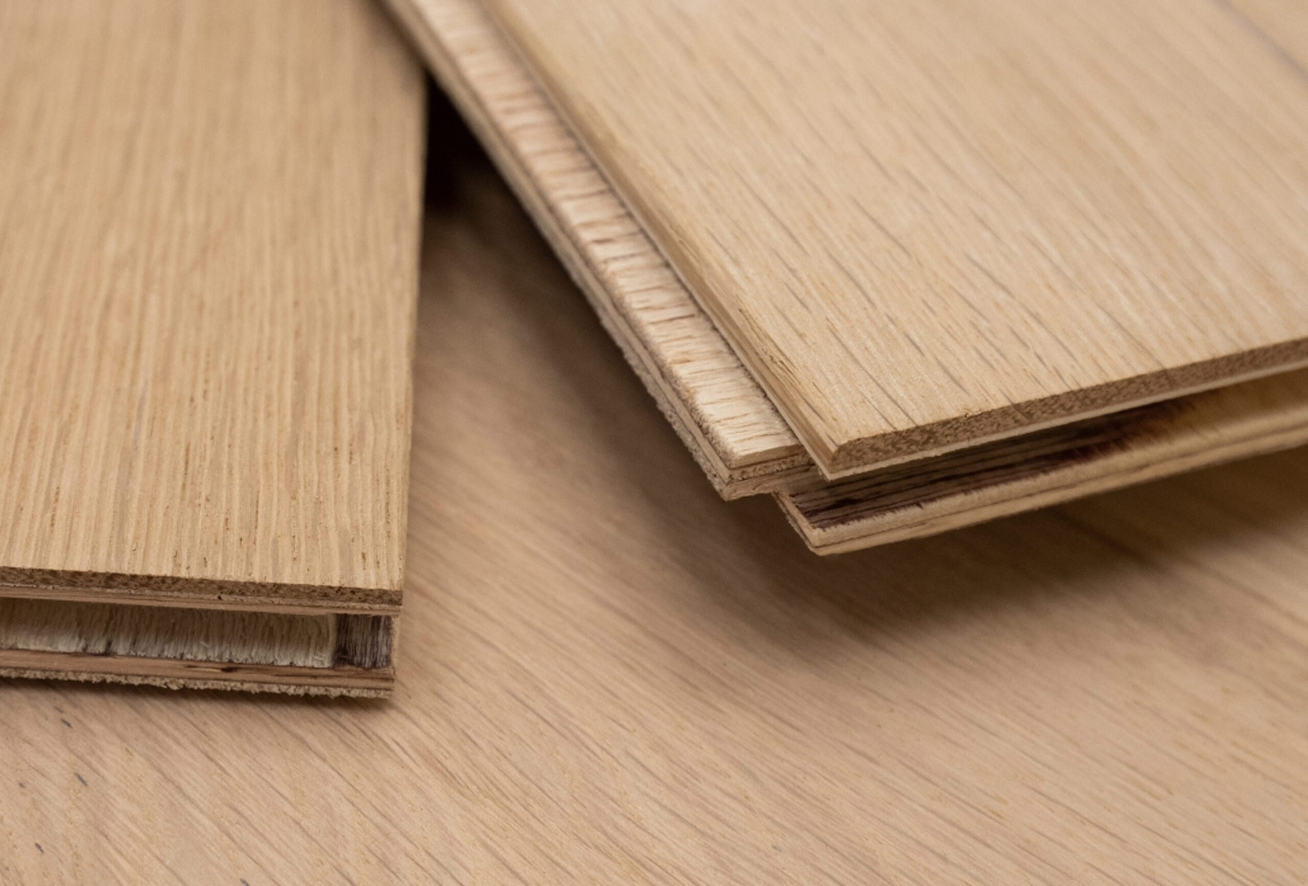 Engineered Unfinished Natural Oak Prime Grade Wood Flooring 14mm X 189mm