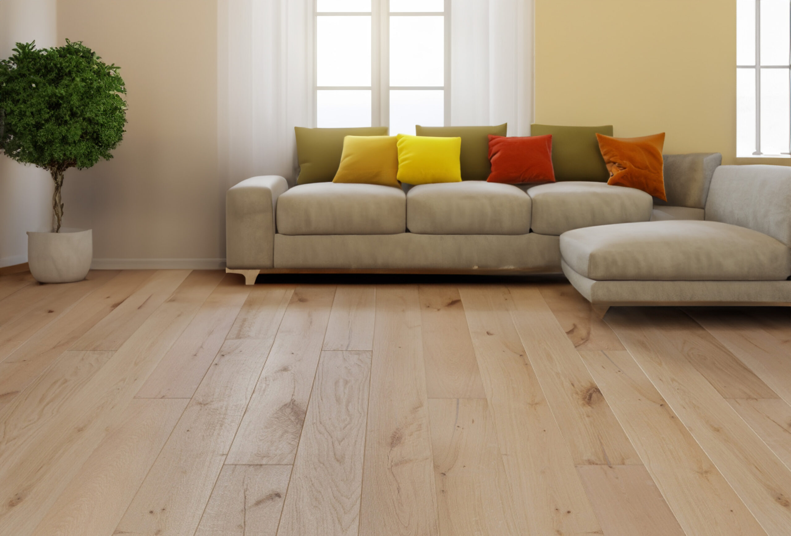 Engineered Unfinished Natural Oak Prime Grade Wood Flooring 14mm X 189mm