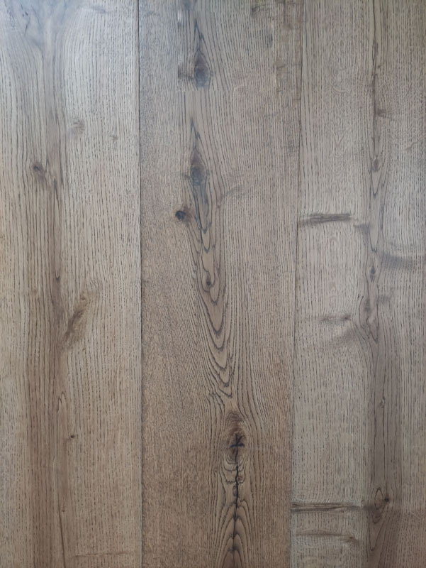 Engineered Glamis Castle Brown Brushed Uv Lacquered Oak Wood Flooring 15mm X 190mm
