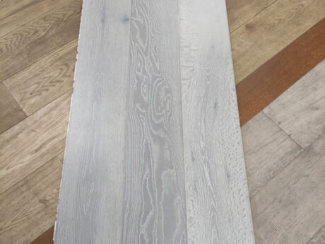 Engineered Grey White Brushed Uv Lacquered Oak Wood Flooring 15mm X 190mm