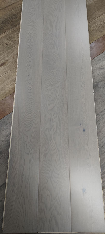 Engineered Grey Uv Lacquered Click Oak Wood Flooring 14mm X 189mm X 1860mm