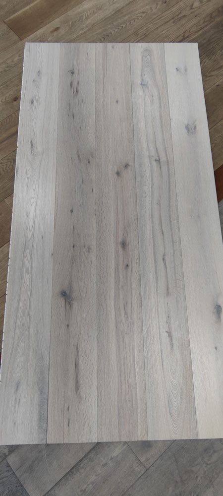 Engineered White Brushed Uv Lacquered Oak Wood Flooring 15mm X 190mm