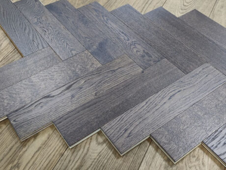 Engineered Herringbone Aurora Brushed Uv Oiled Oak Select Grade Wood Flooring 15mm X 90mm