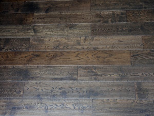 Solid Oak Coffee Handscrapped Matt Lacquered 18mm X 125mm