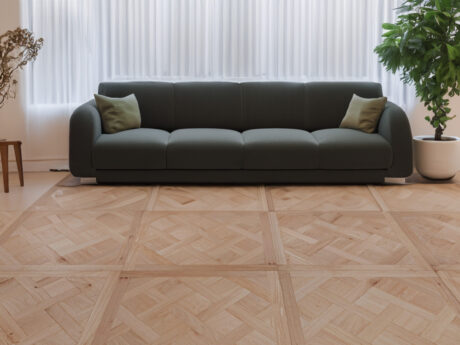 Engineered Natural Brushed Unfinished Parquet Panel 20MM X 580MM