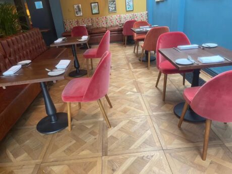 Engineered Natural Smoked Brushed & Oiled Parquet Panel 20MM X 580MM