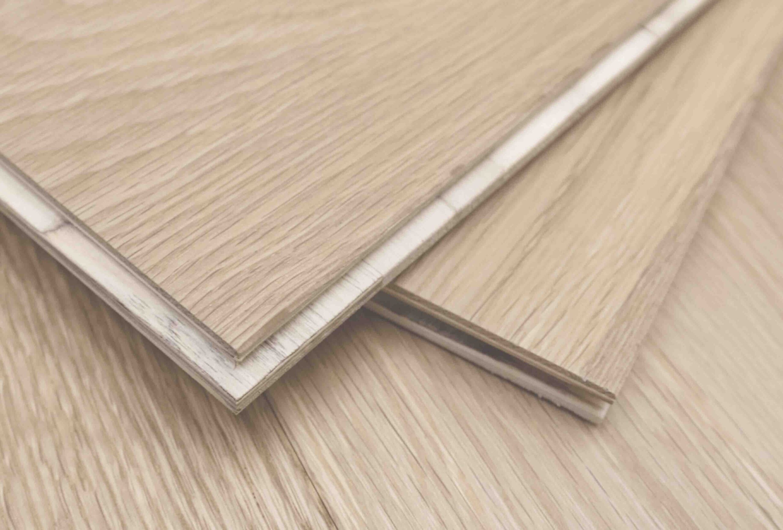 Engineered Natural Unfinished Oak Prime Grade Wood Flooring 20/6mm X 190mm
