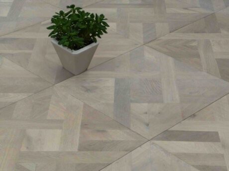 Engineered Smoked Grey Oiled Parquet Panel 20MM X 580MM