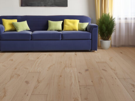 Engineered Unfinished Natural Oak Rustic Grade Wood Flooring 15mm X 190mm
