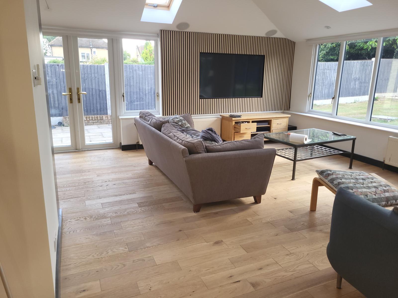 Engineered Brushed & Oiled Natural Oak Wood Flooring 18mm X 125mm