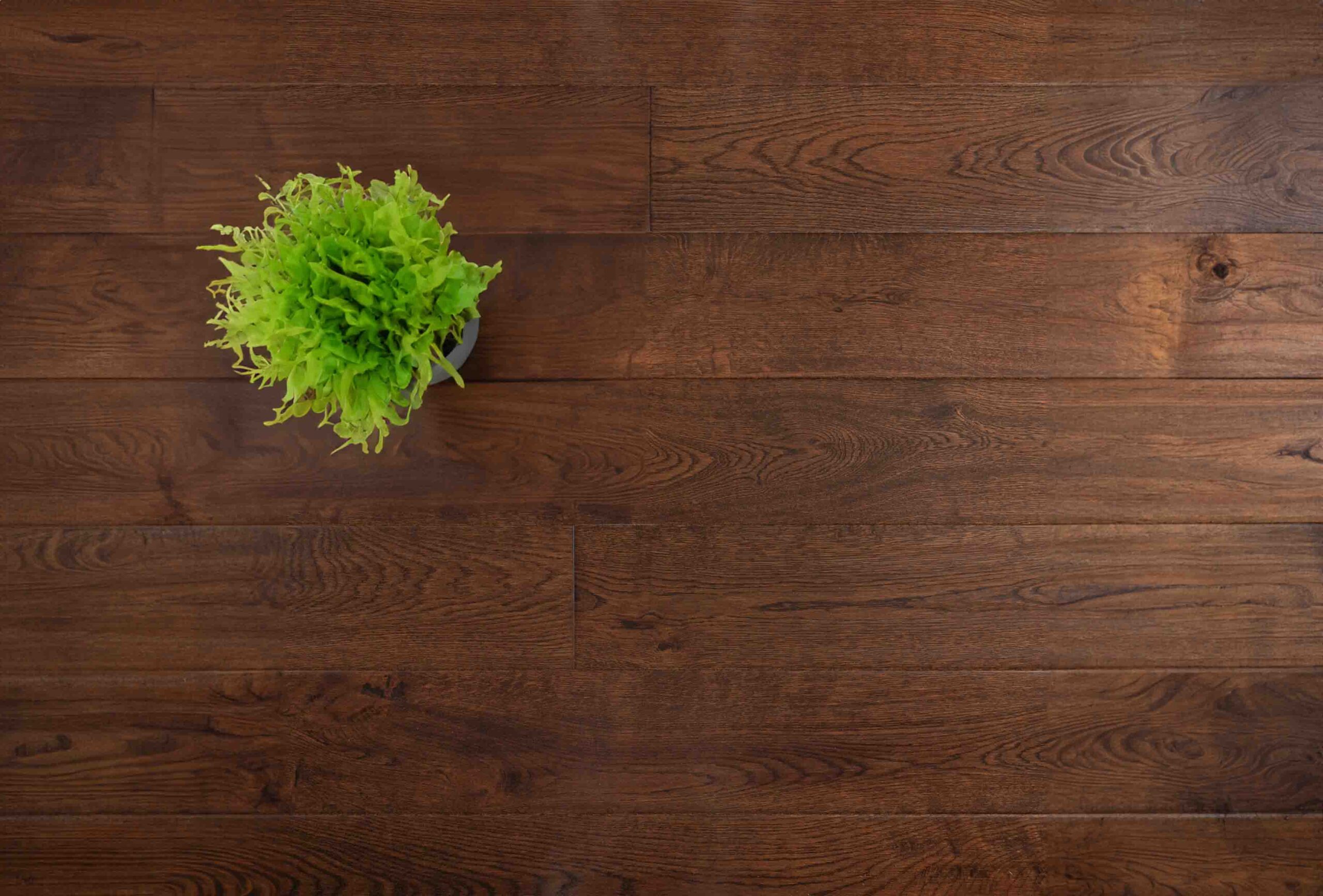 Engineered Coffee Handscrapped Lacquered Oak Wood Flooring 20mm X 190mm