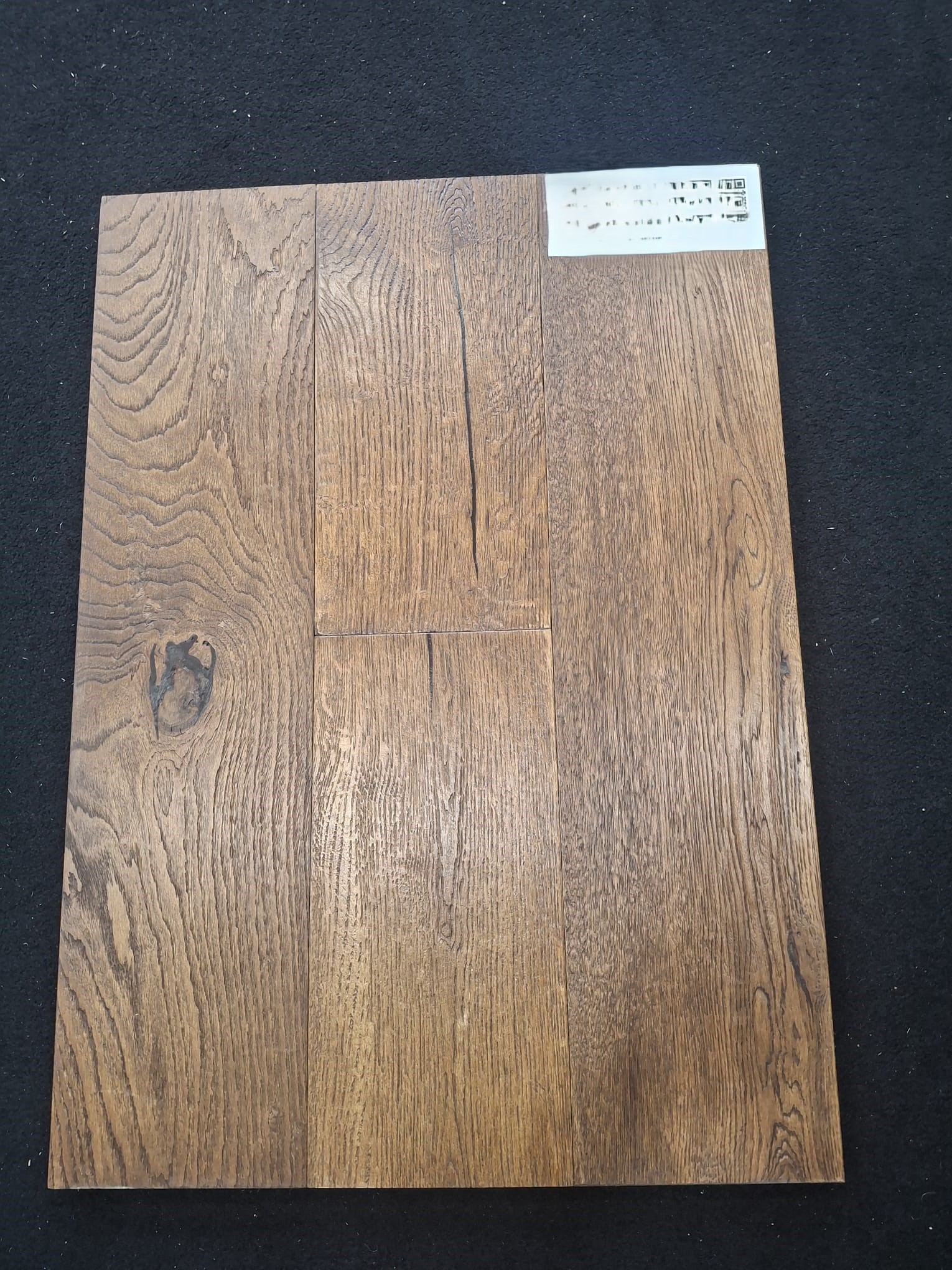Engineered Distressed Brown Hard Waxed Oiled Oak Wood Flooring 14mm X 190mm