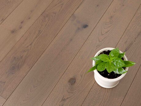 Engineered Matt Lacquered Heather Grey Oak Wood Flooring 14mm X 190mm