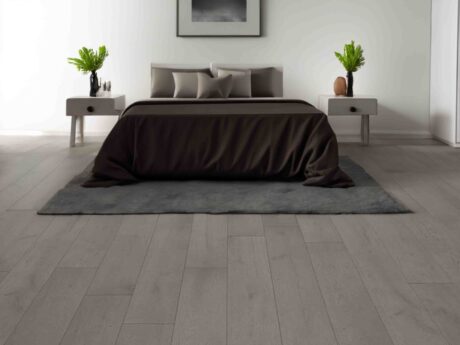 Engineered Lacquered Click Grey Milan Oak Random Lengths Wood Flooring 14mm X 190mm
