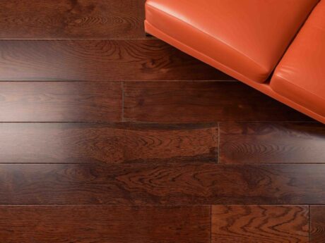 Engineered Lacquered Oak Walnut Stain Wood Flooring 14mm X 150mm