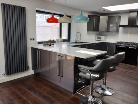 Engineered Matt Lacquered Espresso Oak Wood Flooring 14mm X 190mm