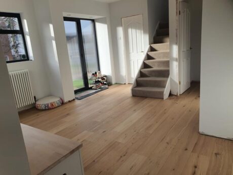 Engineered Invisible Matt Lacquered Oak Wood Flooring 14mm X 190mm