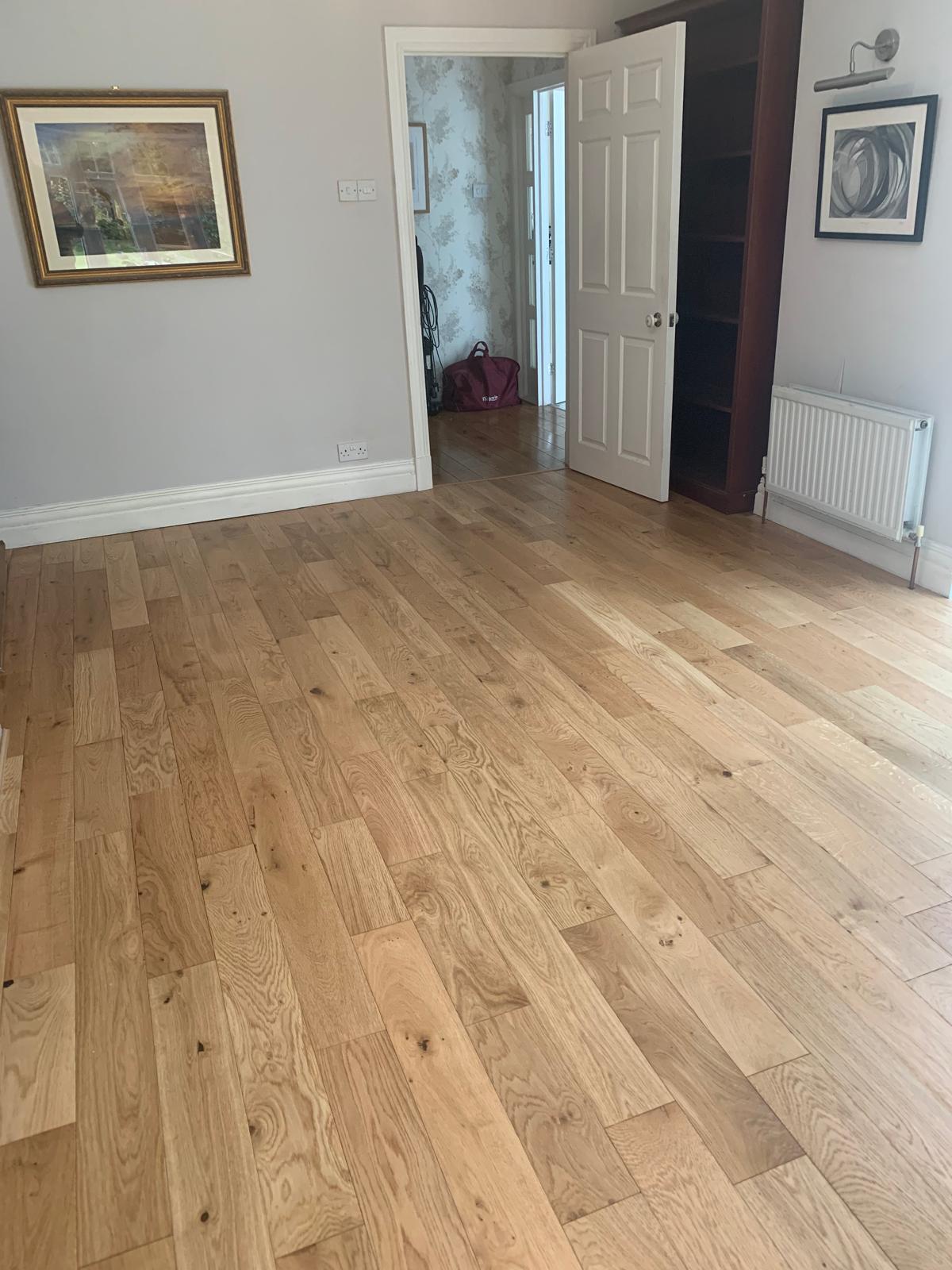 Engineered Brushed & Oiled Natural Oak Wood Flooring 18mm X 125mm