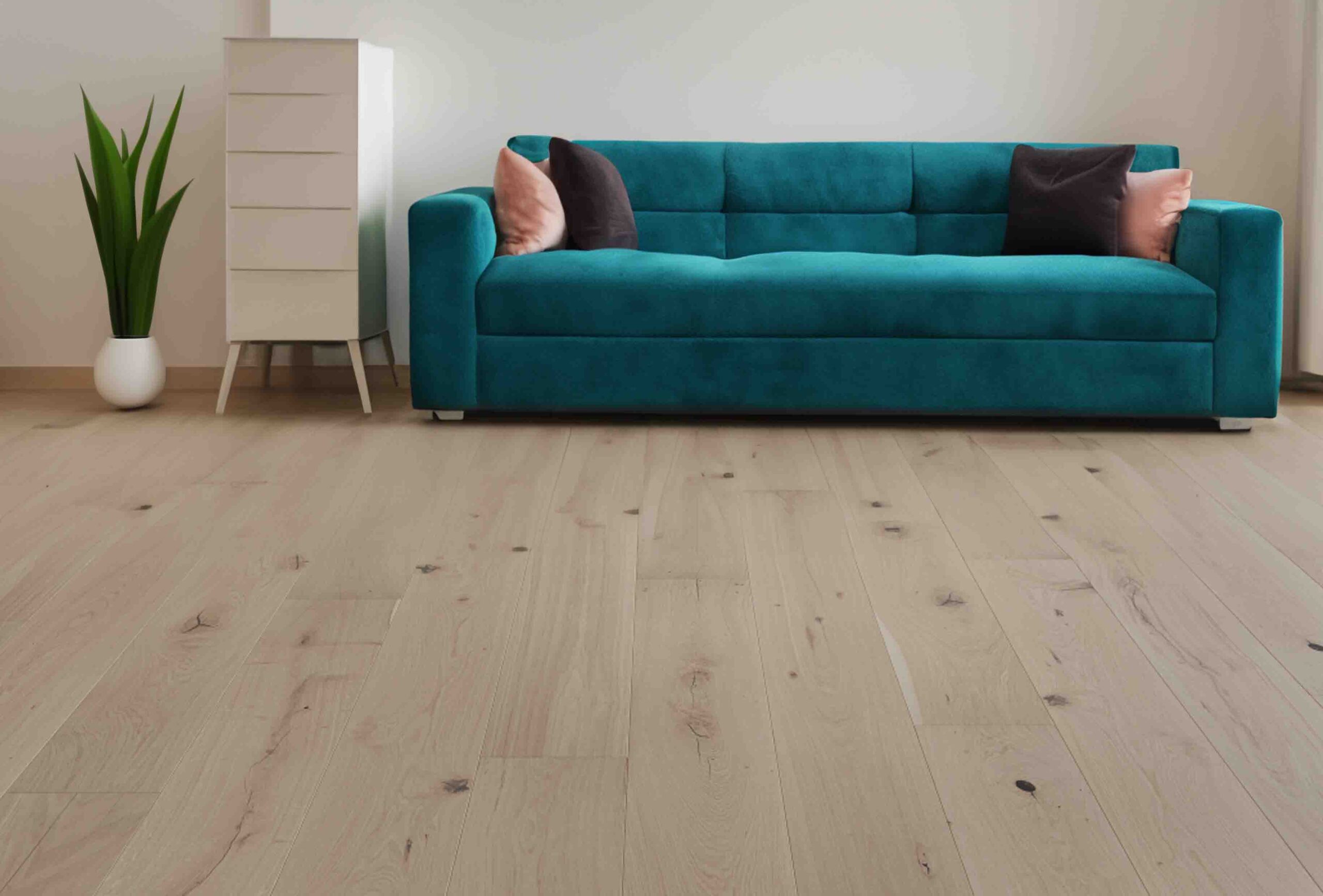 Engineered Unfinished Natural Oak Wood Flooring 20mm X 220mm