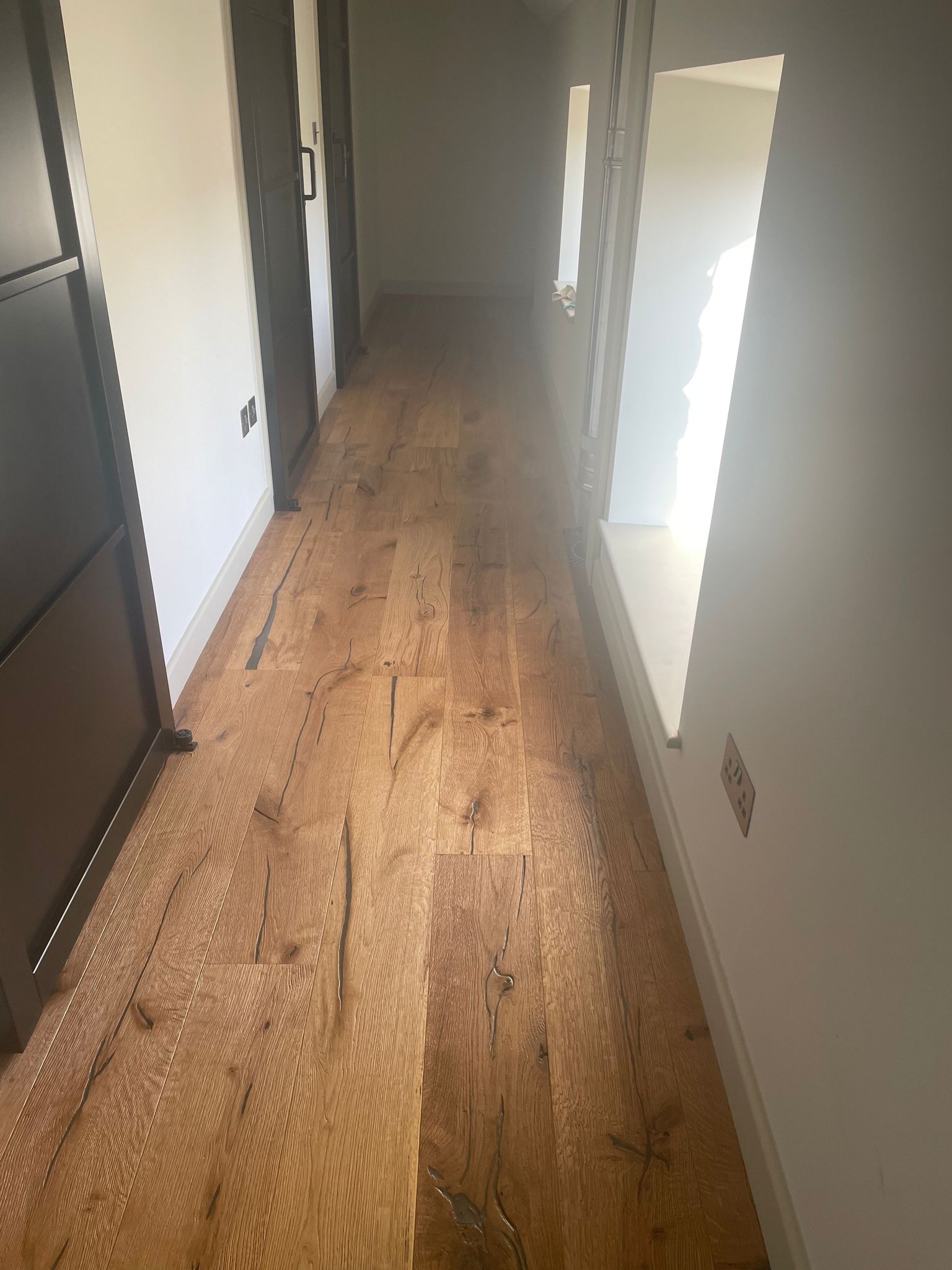 Engineered Distressed Natural Hard Waxed Oiled Oak Wood Flooring 20mm X 190mm