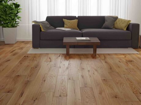 Engineered Natural Lacquered Click Oak Wood Flooring 14mm X 155mm