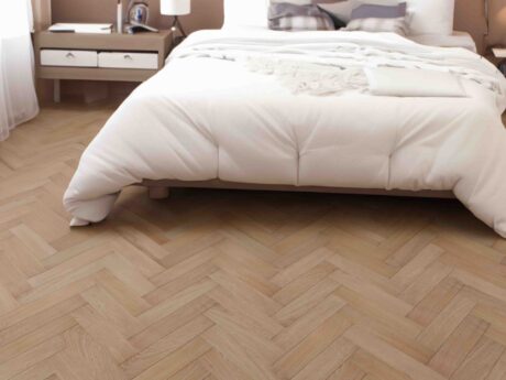 Herringbone Engineered Prime Unfinished Oak Wood Flooring 18mm X 90mm