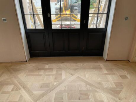 Engineered Invisible Brushed Parquet Versailles Panel 20mm x 800mm