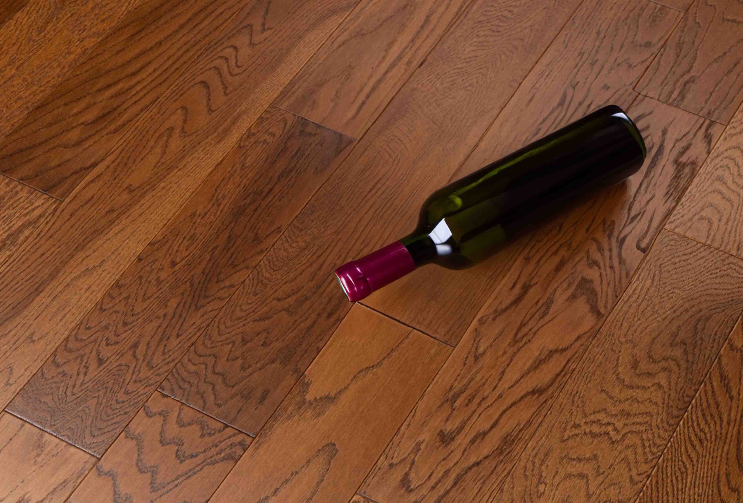 Engineered Smoked Oak Brushed Brown Lacquered Wood Flooring 10mm X 150mm
