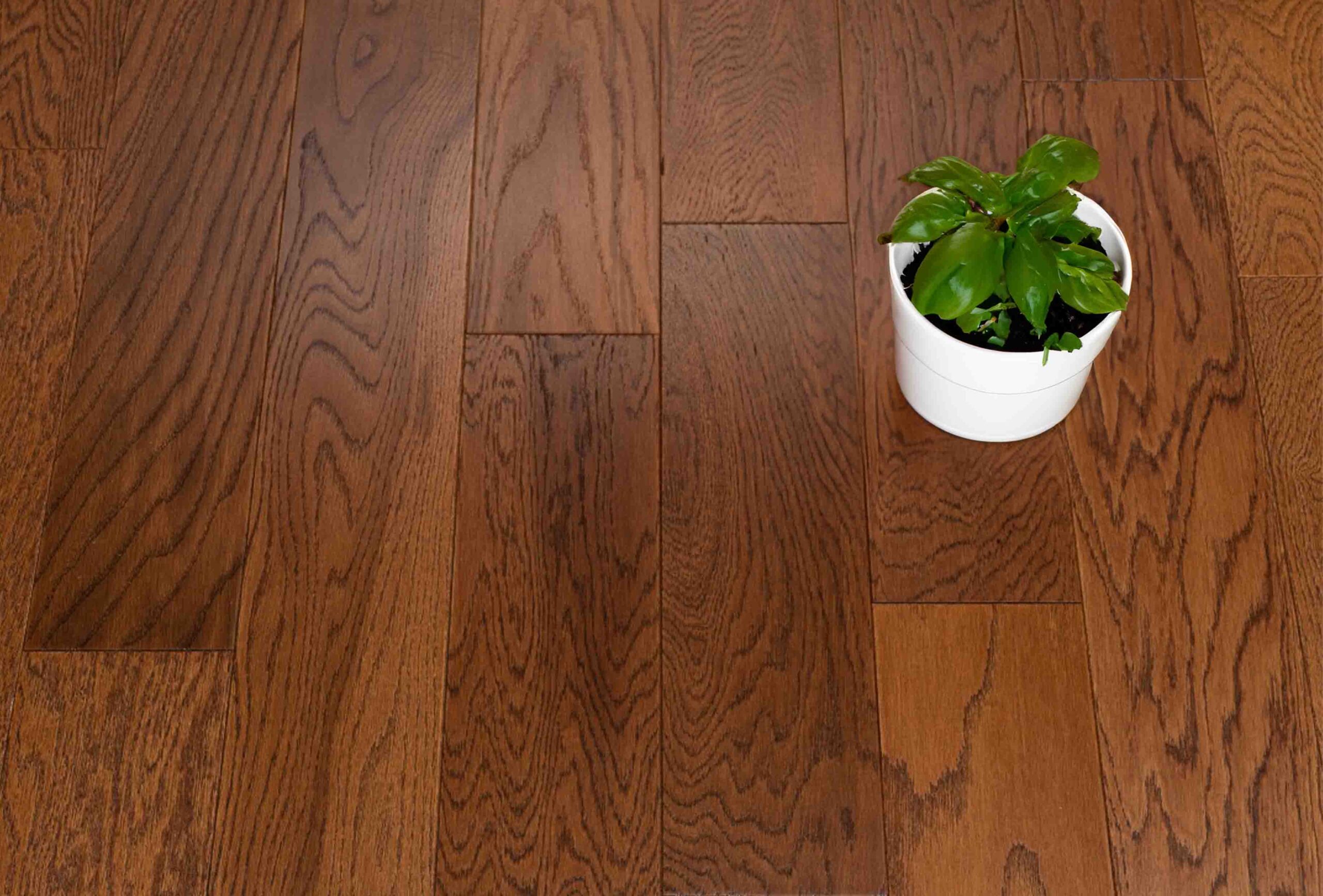 Engineered Smoked Oak Brushed Brown Lacquered Wood Flooring 10mm X 150mm