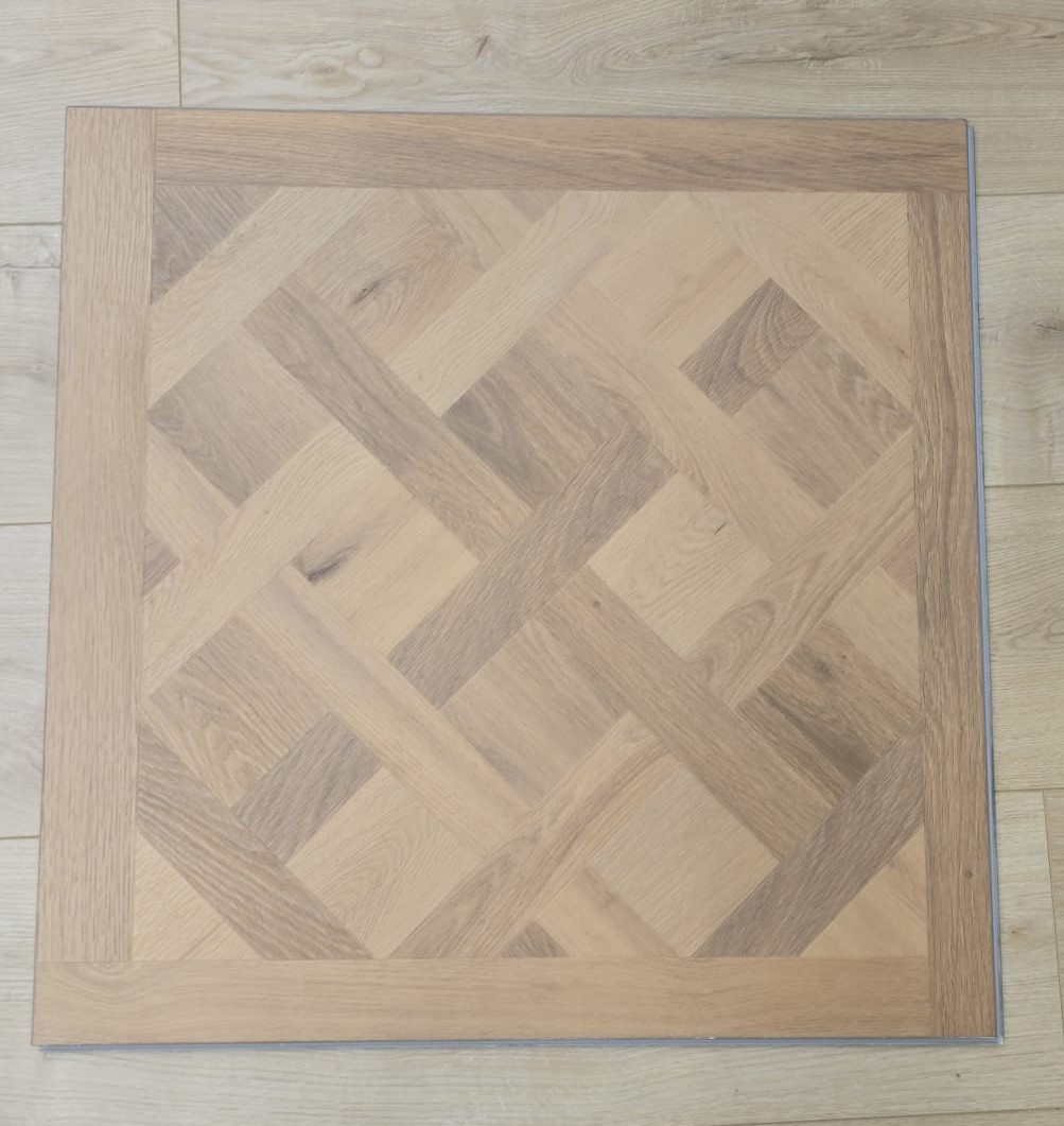 Emberwood Natural Smoked Luxury Vinyl Versailles Panel Wood Flooring 6.5mm x 600mm x 600mm