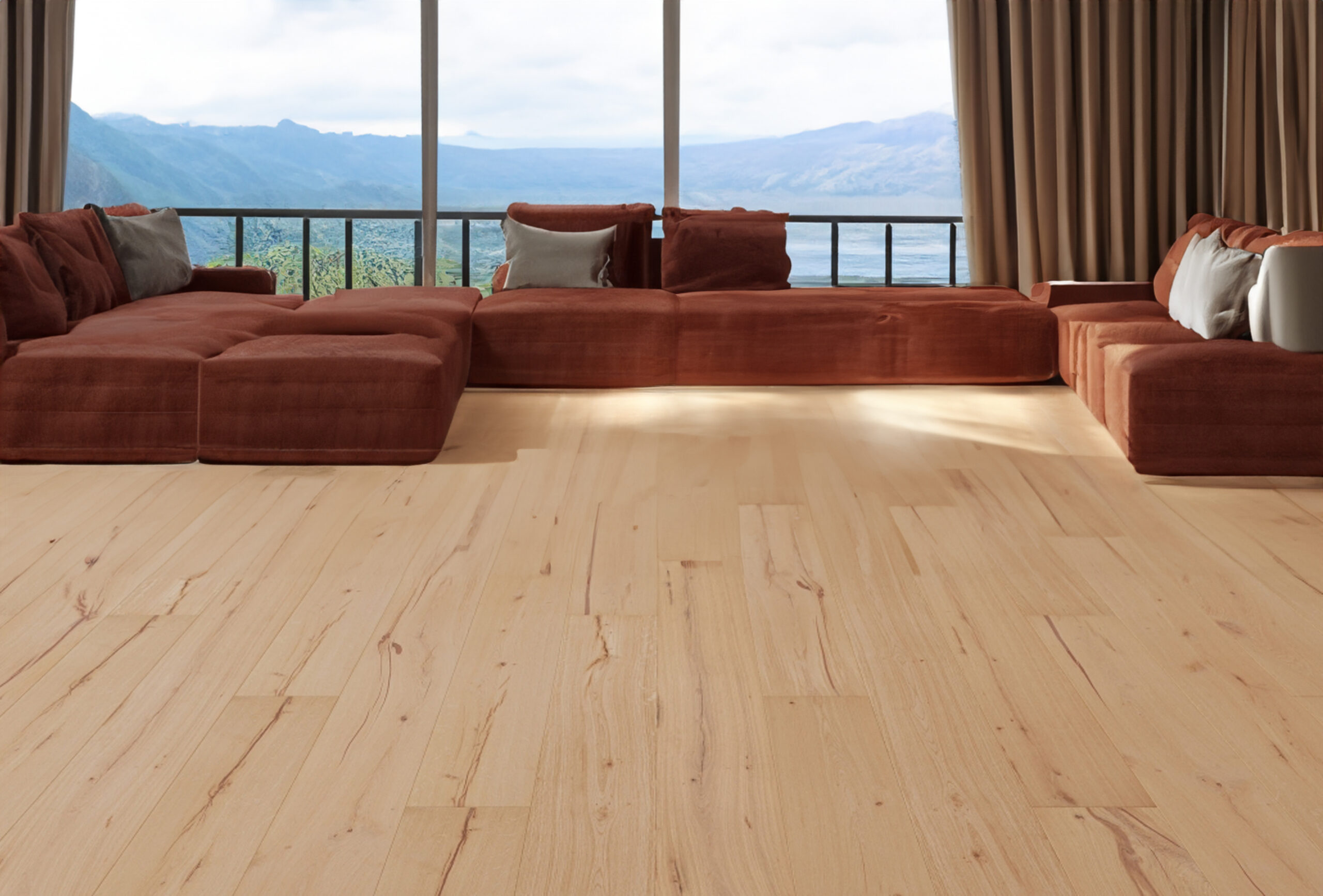 Engineered Oak Handscraped Invisible Oiled Wood Flooring 18mm X 220mm