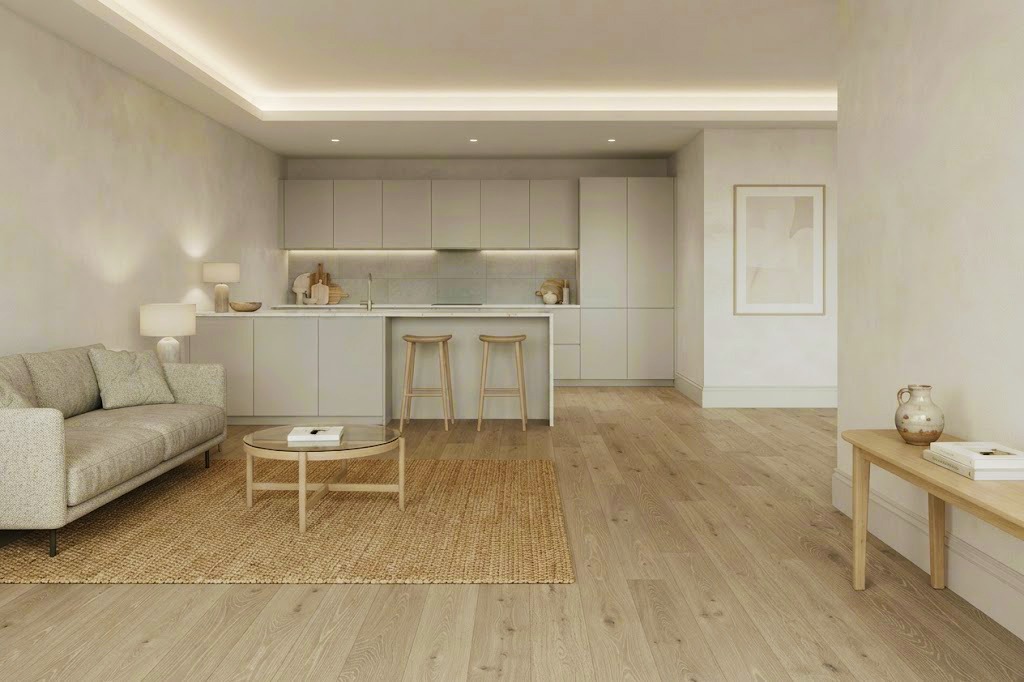 Engineered Smoked Brushed Ivory White UV Oiled Click Oak Wood Flooring 14mm X 190mm