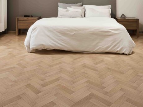 Engineered Herringbone Invisible Brushed Uv Lacquered Prime Grade Wood Flooring 15mm X 70mm