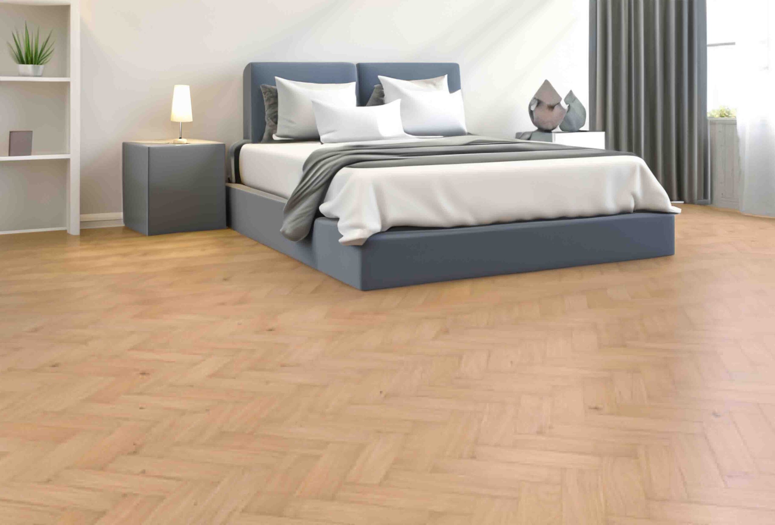Engineered Herringbone Invisible Brushed Uv Lacquered Prime Grade Wood Flooring 15mm X 90mm