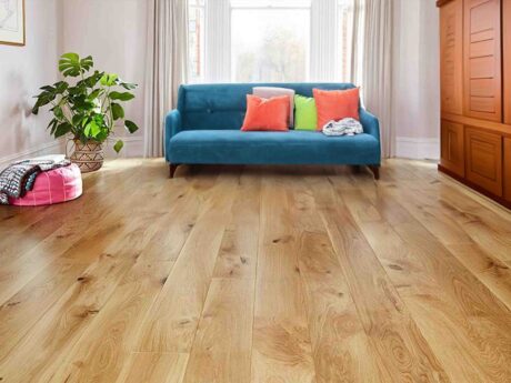 Engineered Natural Brushed & Oiled Oak Wood Flooring 20MM X 190MM