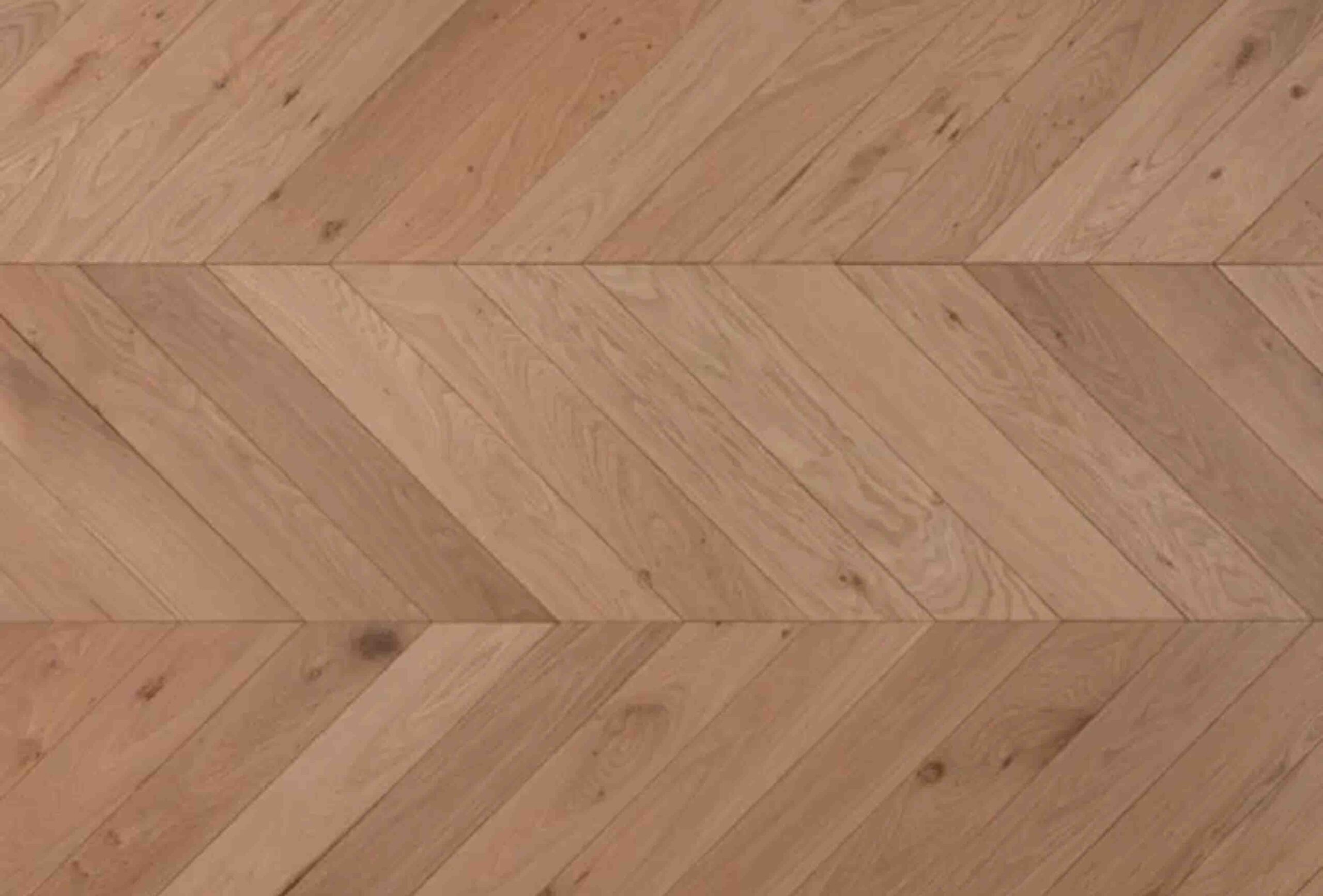 Engineered Chevron Unfinished Oak Prime Grade Wood Flooring 15mm X 90mm