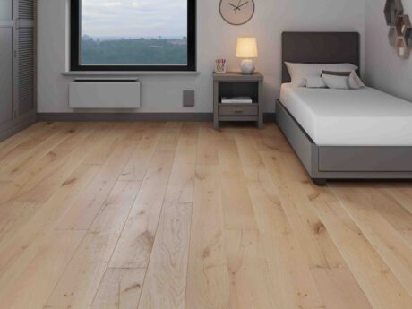 Engineered Unfinished Natural Oak Rustic Grade Wood Flooring 14mm X 190mm