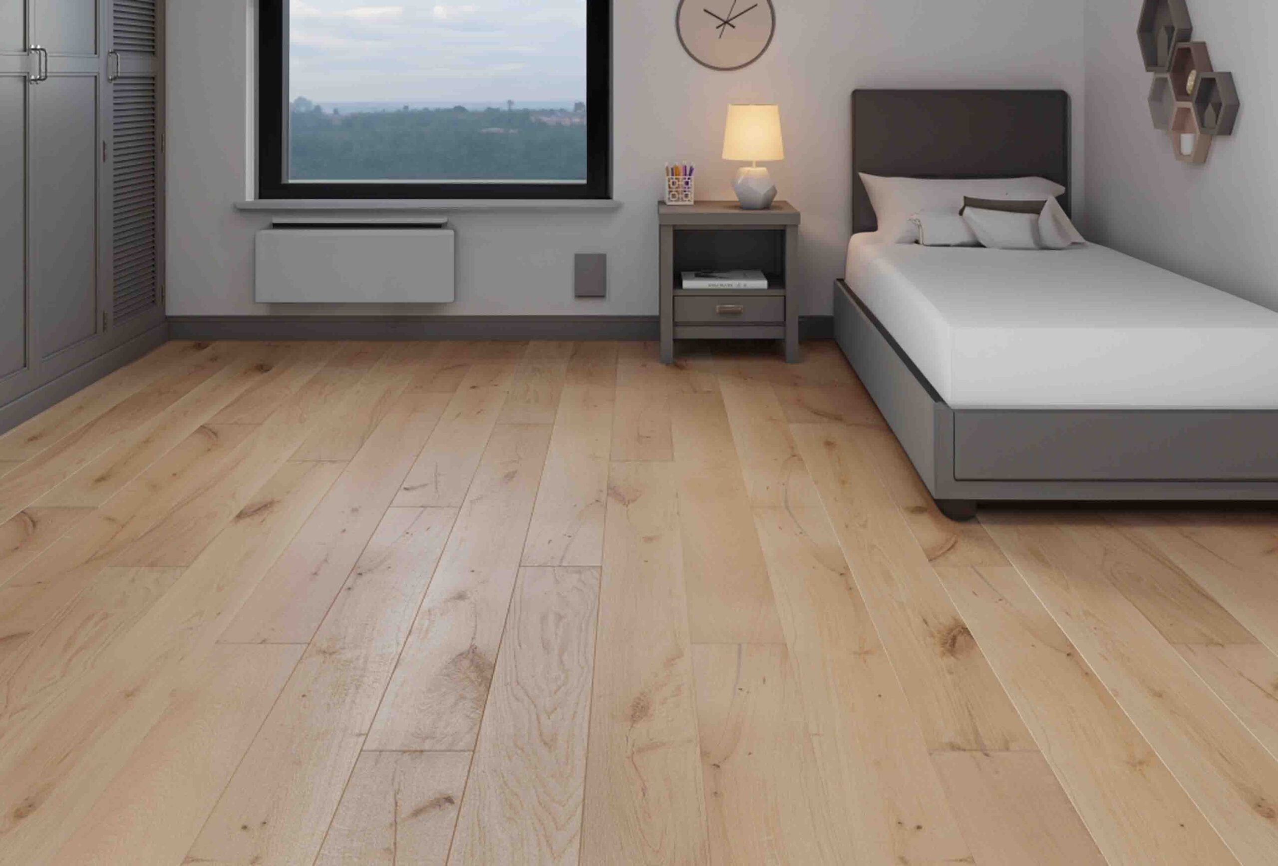 Engineered Unfinished Natural Oak Rustic Grade Wood Flooring 14mm X 190mm