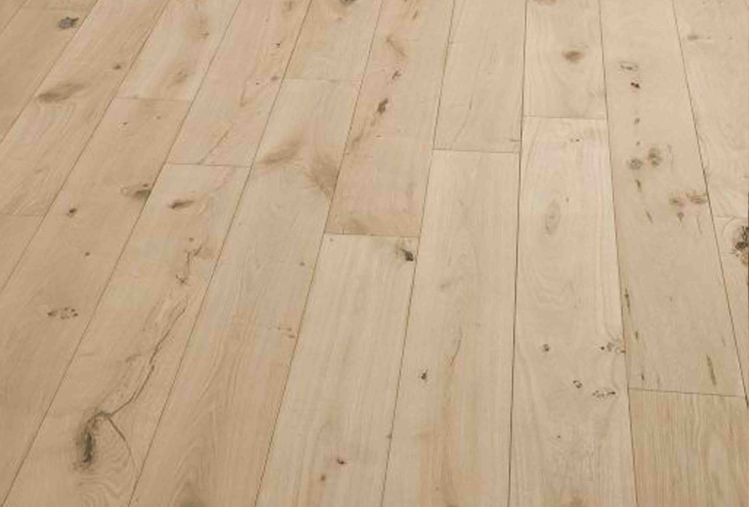 Engineered Unfinished Natural Oak Rustic Grade Wood Flooring 15mm X 190mm