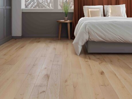 Engineered Natural Unfinished Oak Classic grade Wood Flooring 13.5mm X 170mm