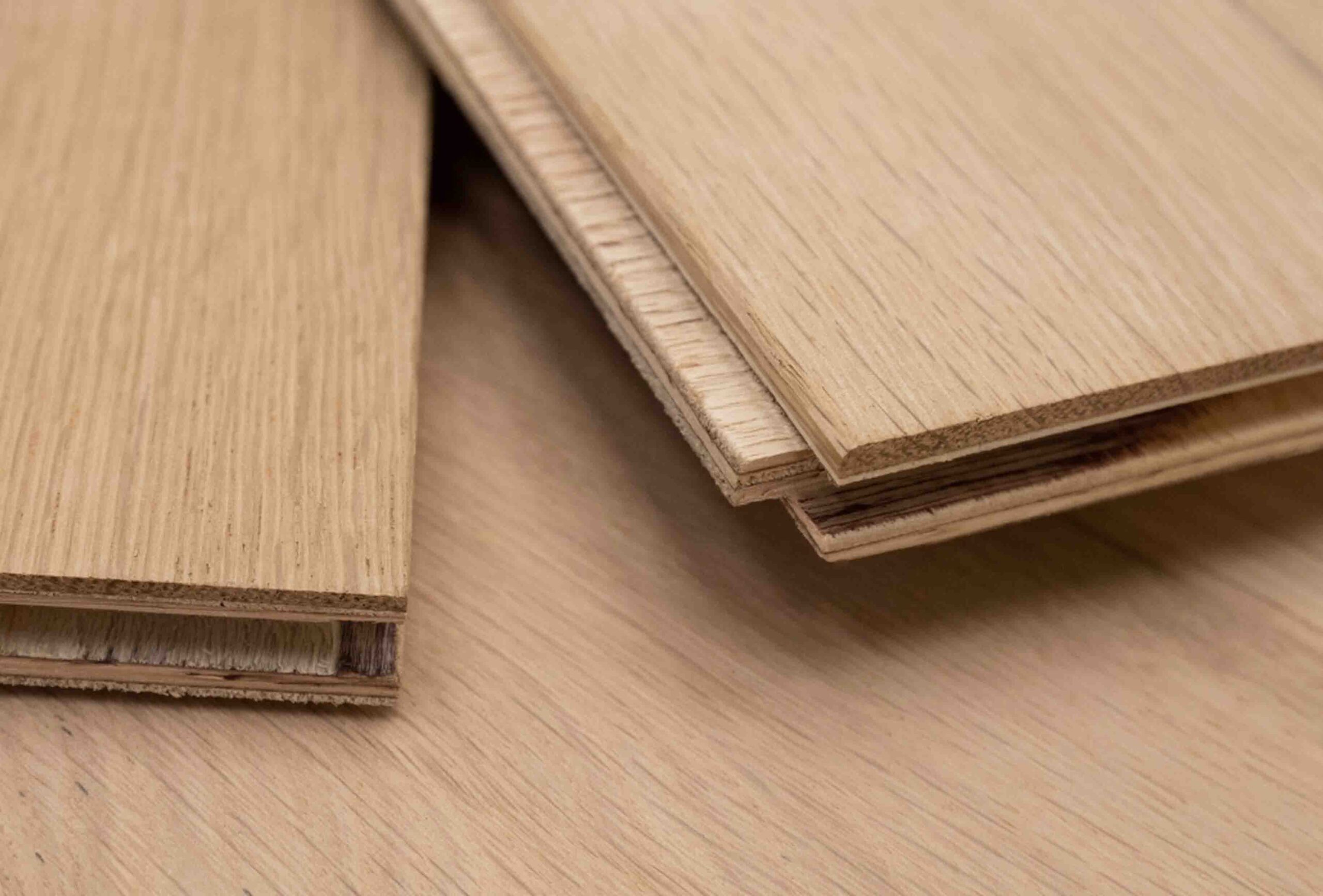 Engineered Unfinished Natural Oak Rustic Grade Wood Flooring 14mm X 190mm