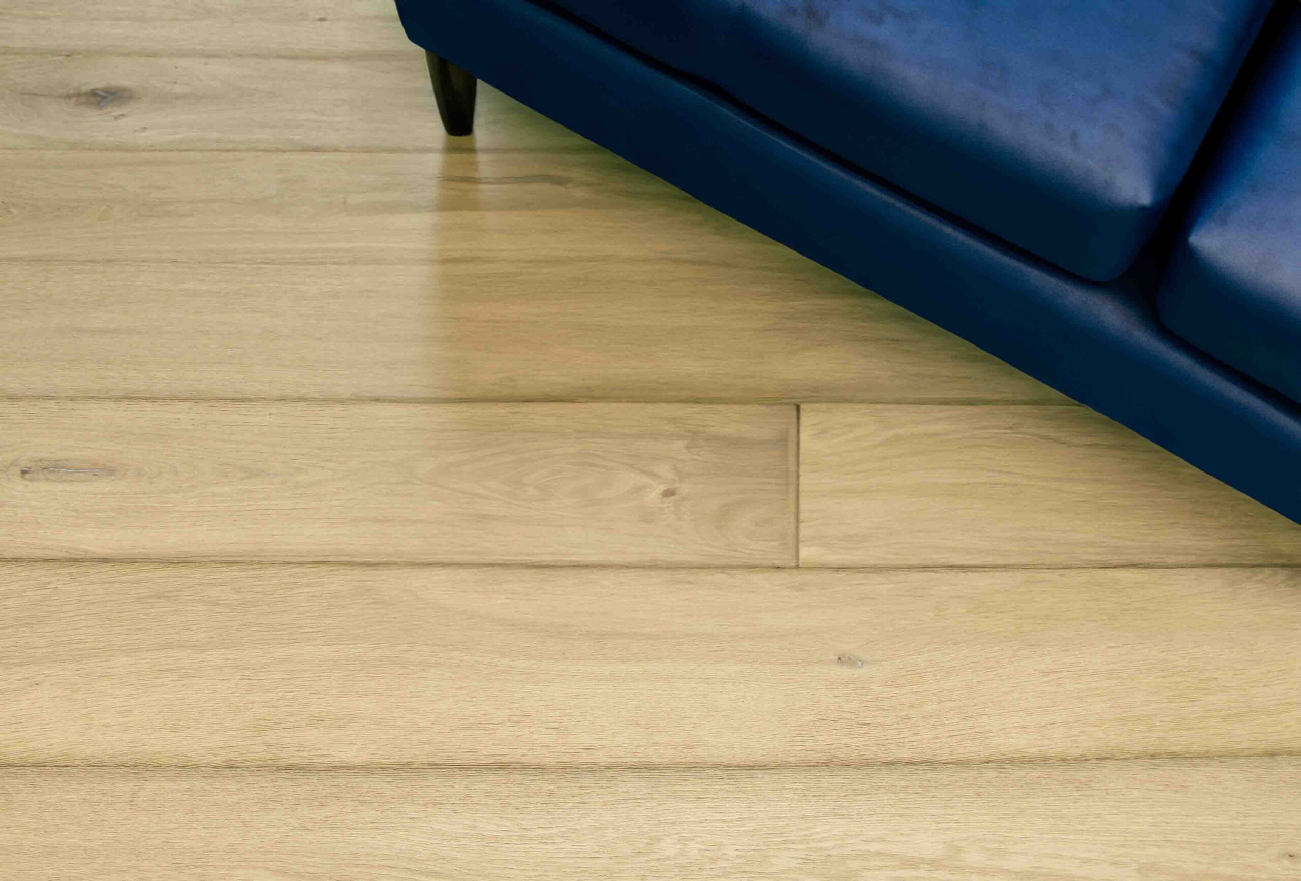 Engineered Natural Smoked Brushed Unfinished Oak Wood Flooring 15mm X 180mm