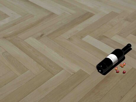 Herringbone Engineered Unfinished Oak Wood Flooring 18mm X 90mm/600mm