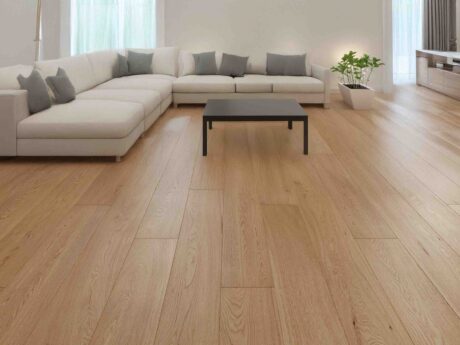 Engineered Brushed Matt Lacquered Prime Natural Oak Wood Flooring 14mm X 190mm